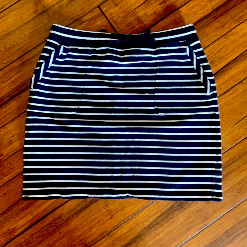 Dakini black and white stripped skirt.